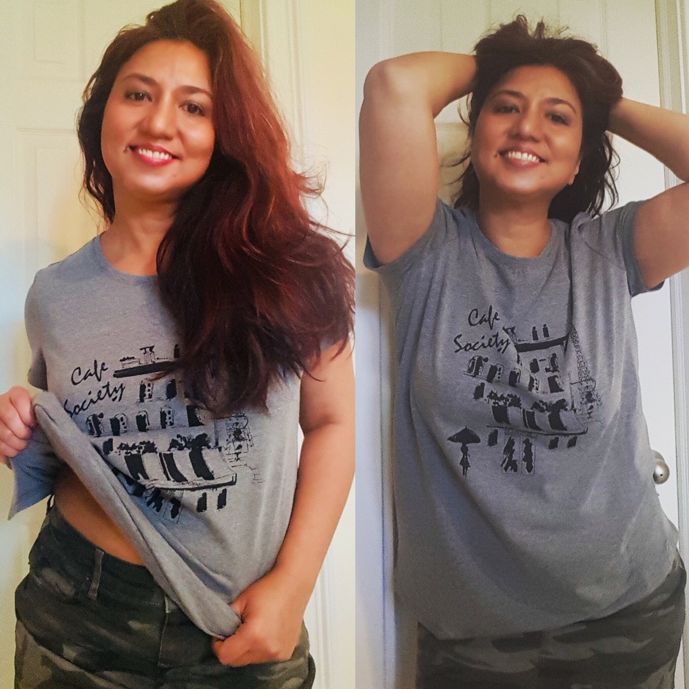 Brigitte ‘cafe society’ graphic Tee